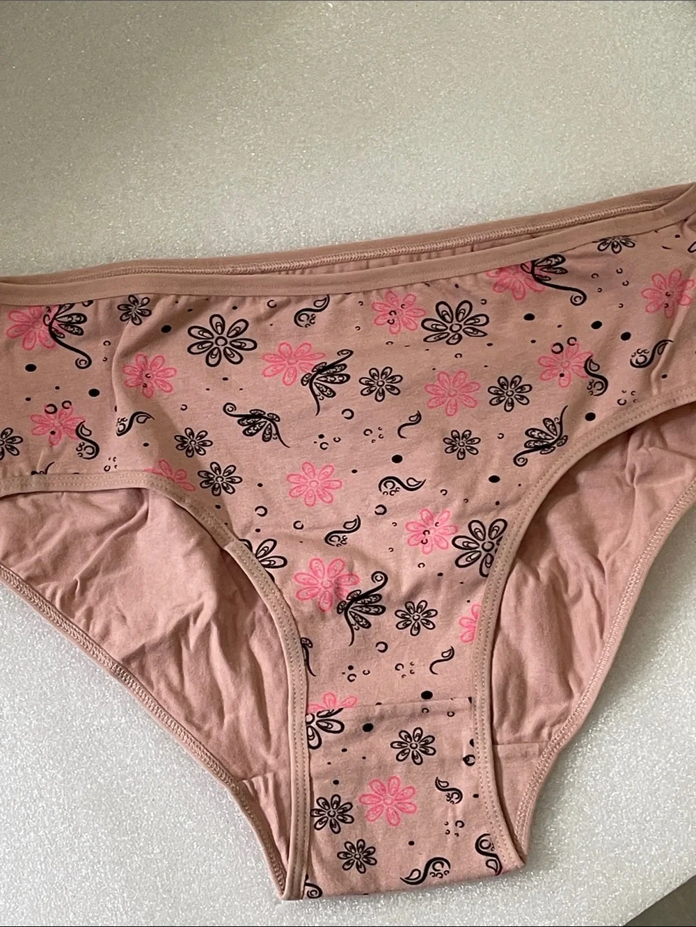 Women's Floral Cotton Bikini Panty - 6-Pack (Multicolor) SZ- XL